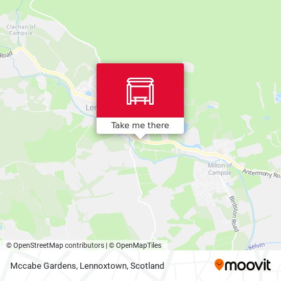Mccabe Gardens, Lennoxtown map