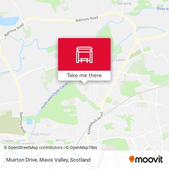 Muirton Drive, Mavis Valley map