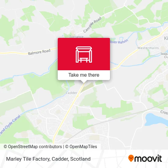Marley Tile Factory, Cadder map
