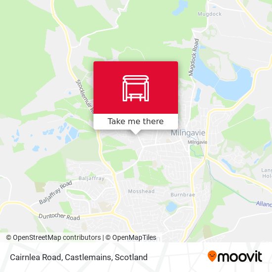 Cairnlea Road, Castlemains map