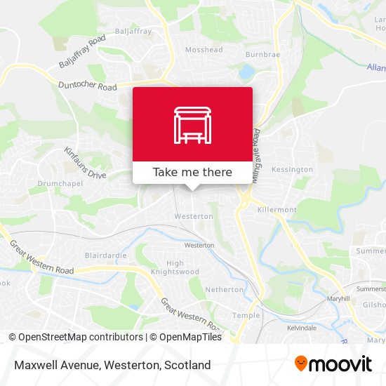 Maxwell Avenue, Westerton map