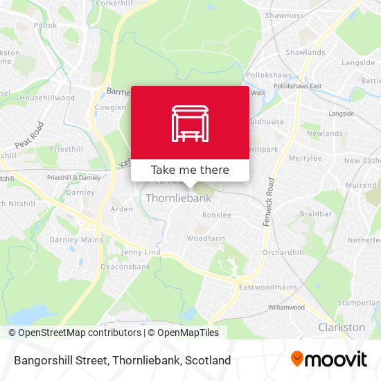 Bangorshill Street, Thornliebank map