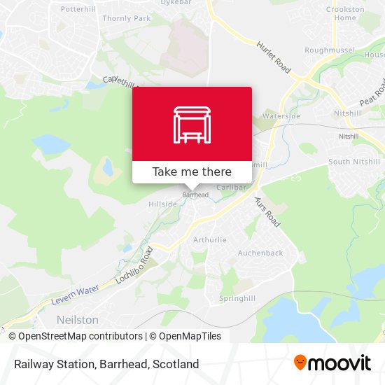 Railway Station, Barrhead map