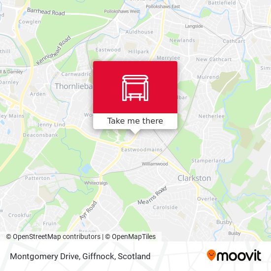 Montgomery Drive, Giffnock map