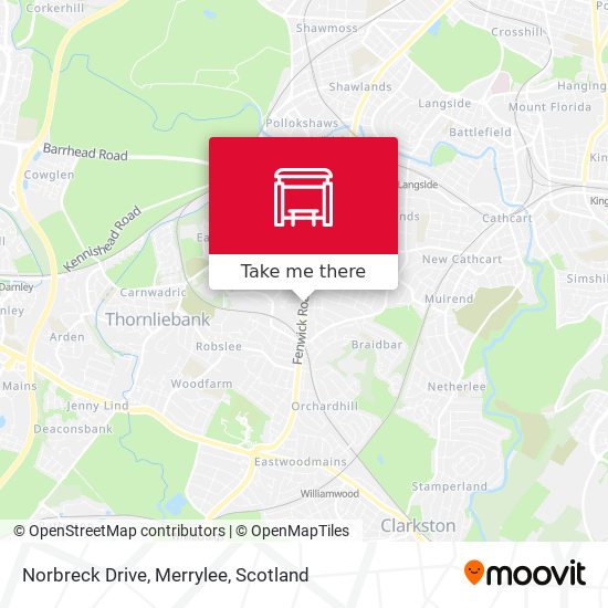 Norbreck Drive, Merrylee map