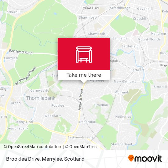 Brooklea Drive, Merrylee map