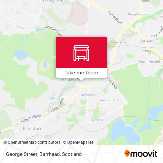 George Street, Barrhead map