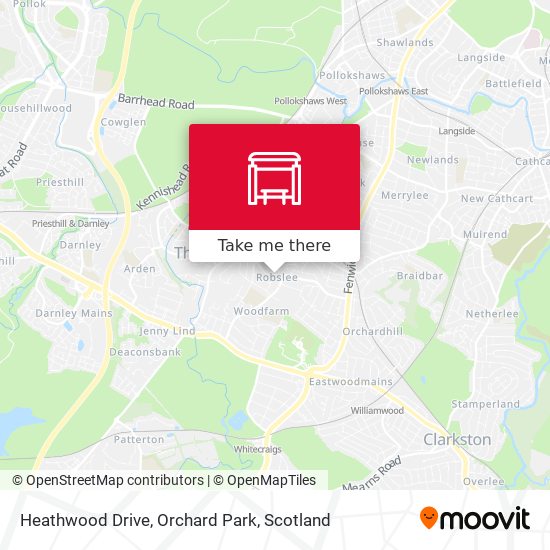 Heathwood Drive, Orchard Park map