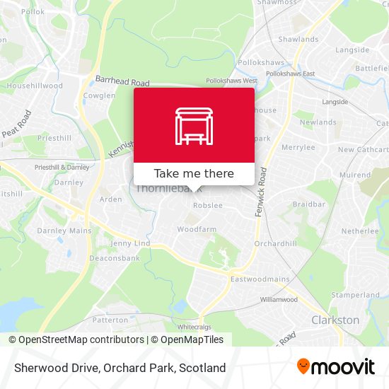 Sherwood Drive, Orchard Park map