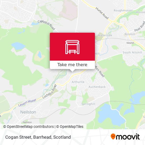 Cogan Street, Barrhead map