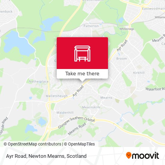Ayr Road, Newton Mearns map