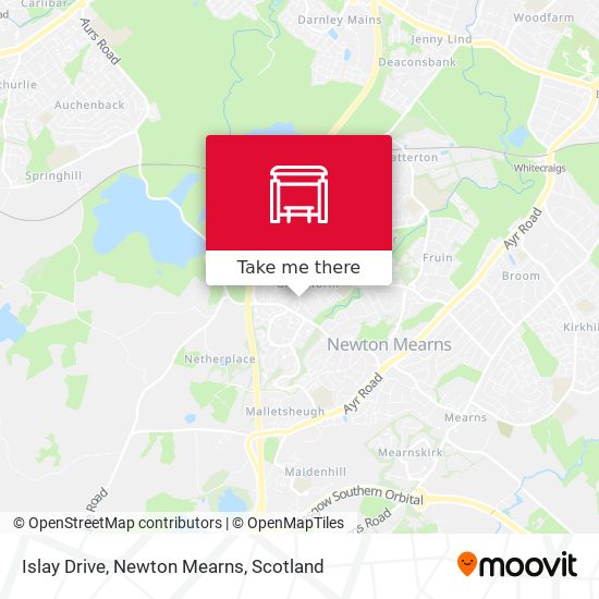 Islay Drive, Newton Mearns map