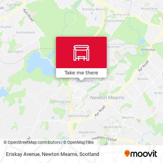 Eriskay Avenue, Newton Mearns map
