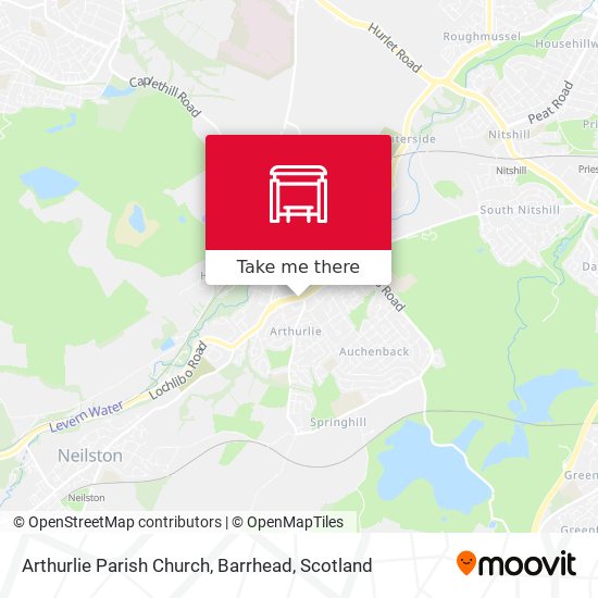 Arthurlie Parish Church, Barrhead map
