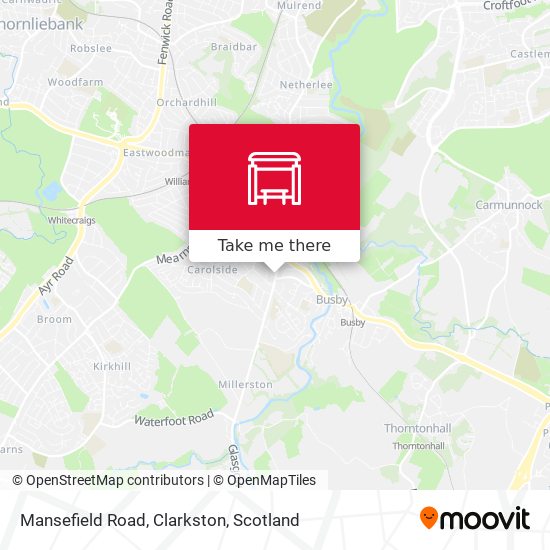Mansefield Road, Clarkston map