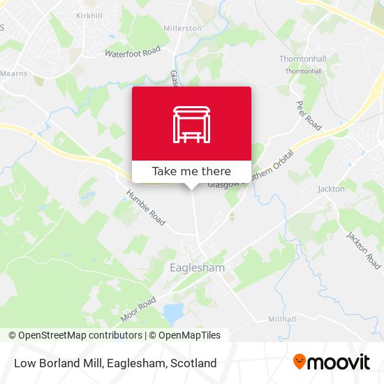 Low Borland Mill, Eaglesham map