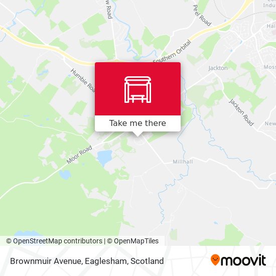 Brownmuir Avenue, Eaglesham map