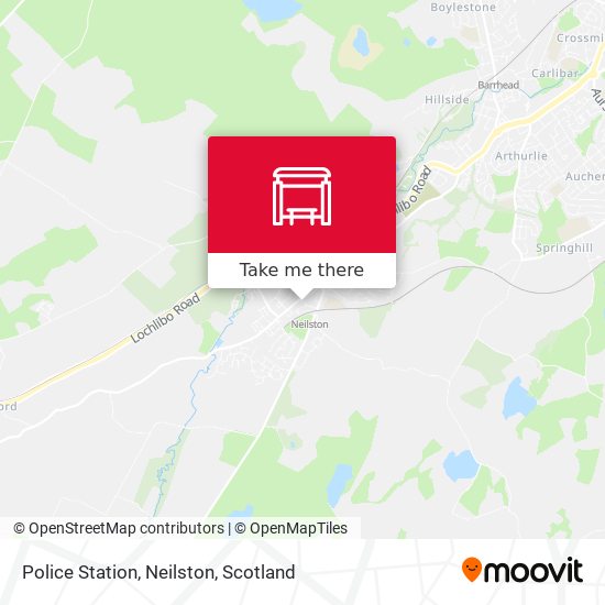 Police Station, Neilston map
