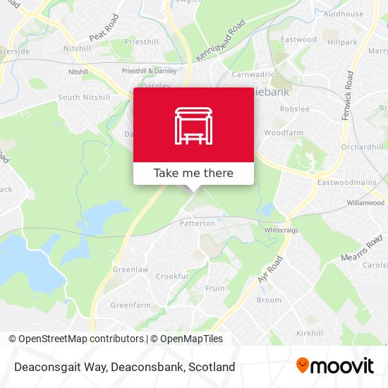 Deaconsgait Way, Deaconsbank map