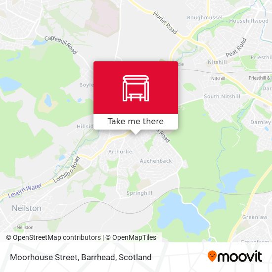 Moorhouse Street, Barrhead map