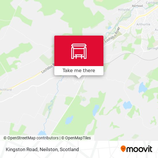 Kingston Road, Neilston map
