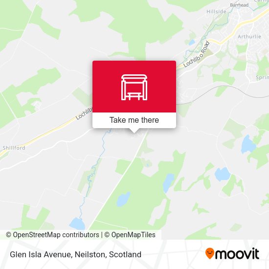 Glen Isla Avenue, Neilston map