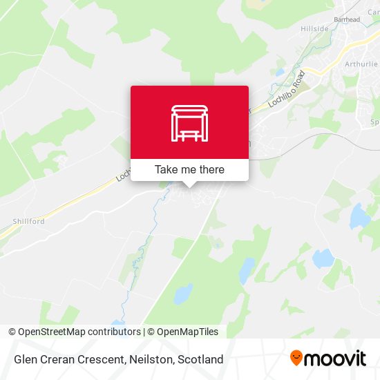 Glen Creran Crescent, Neilston map