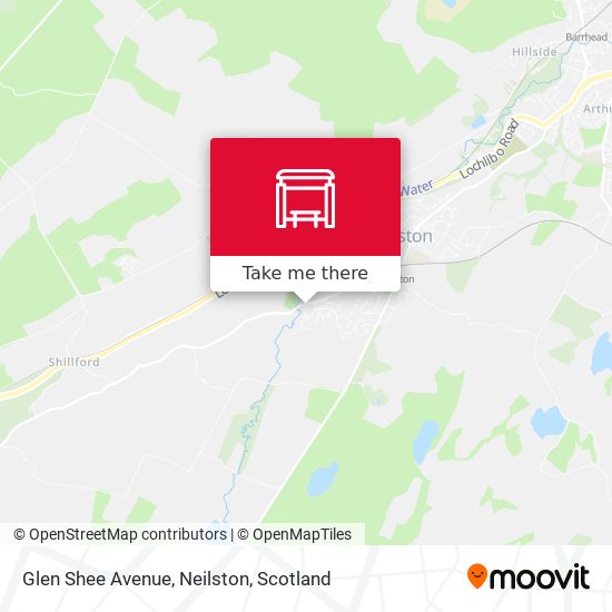Glen Shee Avenue, Neilston map