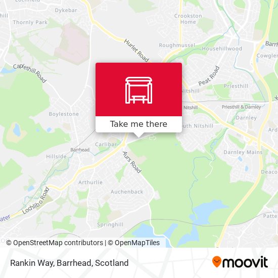 Rankin Way, Barrhead map
