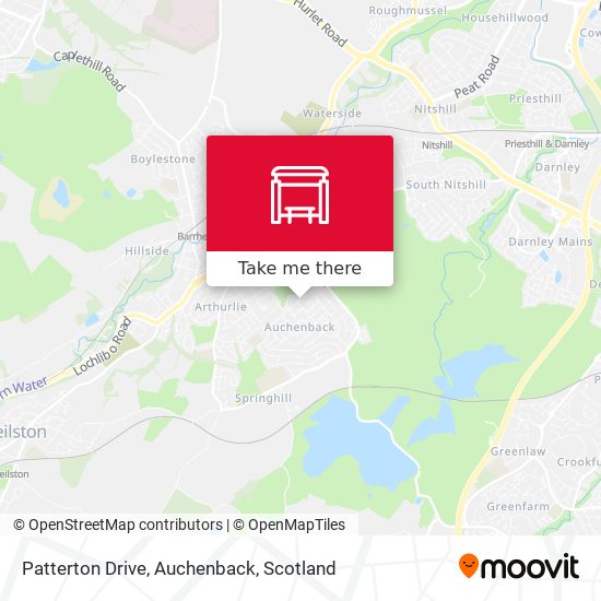 Patterton Drive, Auchenback map