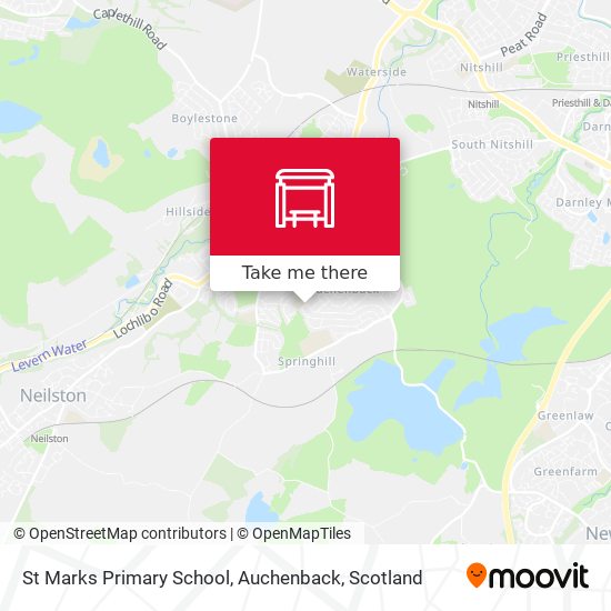 St Marks Primary School, Auchenback map