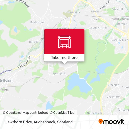 Hawthorn Drive, Auchenback map