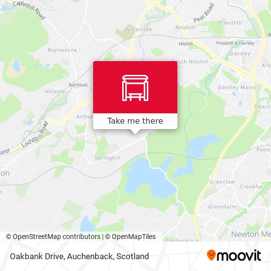 Oakbank Drive, Auchenback map