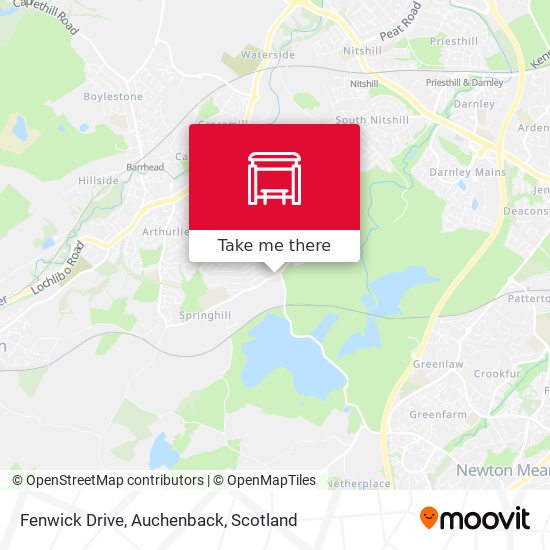 Fenwick Drive, Auchenback map