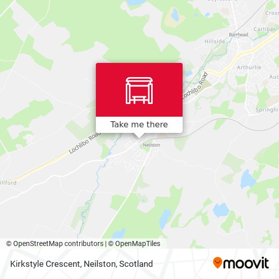 Kirkstyle Crescent, Neilston map