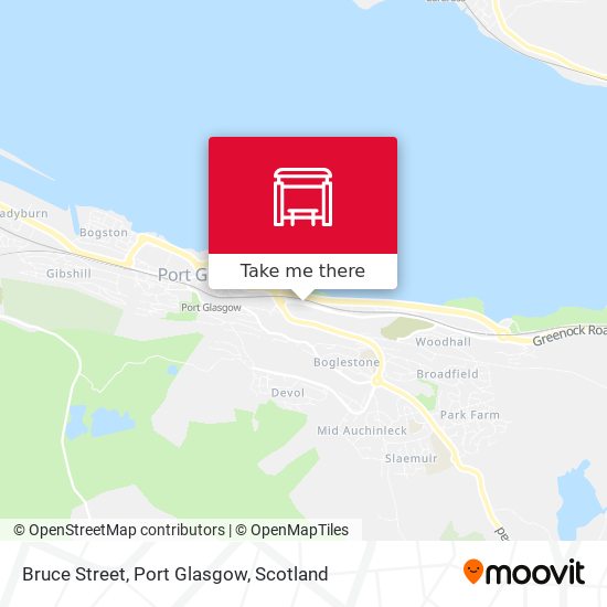 Bruce Street, Port Glasgow map