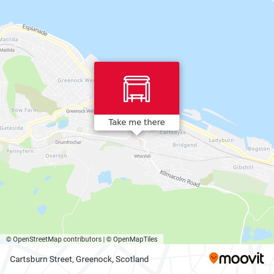 Cartsburn Street, Greenock map