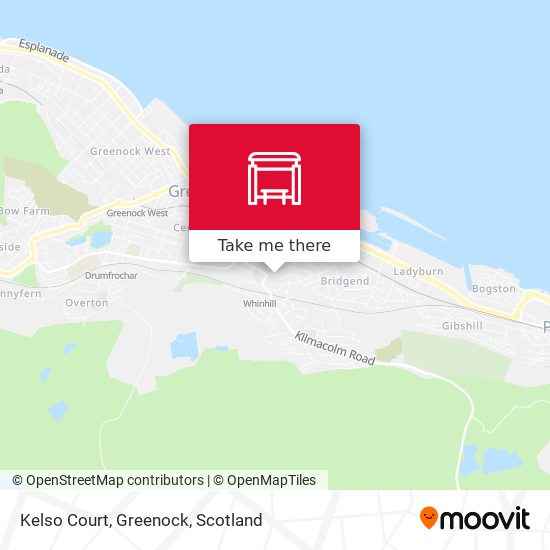 Kelso Court, Greenock map
