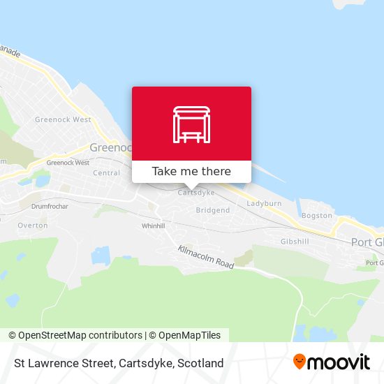 St Lawrence Street, Cartsdyke map