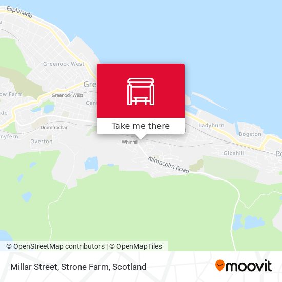Millar Street, Strone Farm map