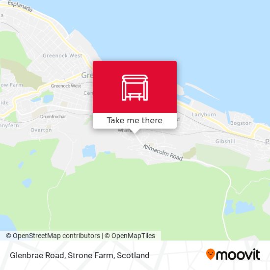Glenbrae Road, Strone Farm map