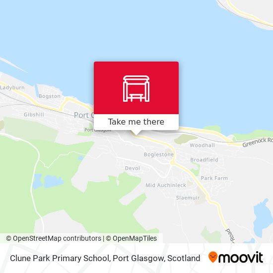 Clune Park Primary School, Port Glasgow map