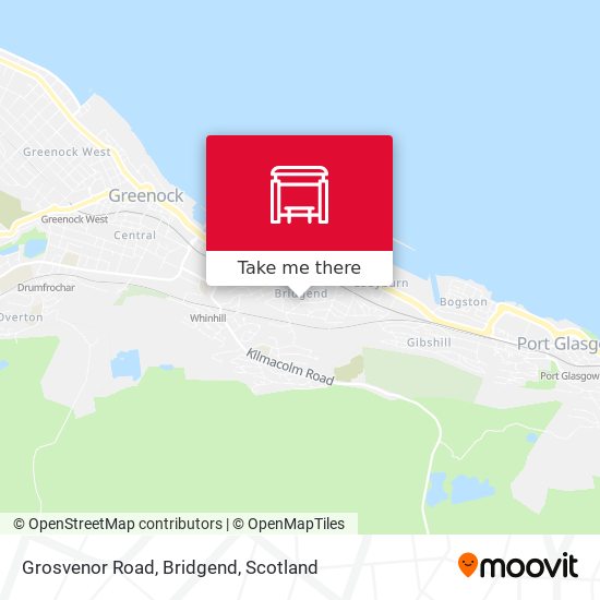 Grosvenor Road, Bridgend map