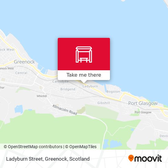 Ladyburn Street, Greenock map