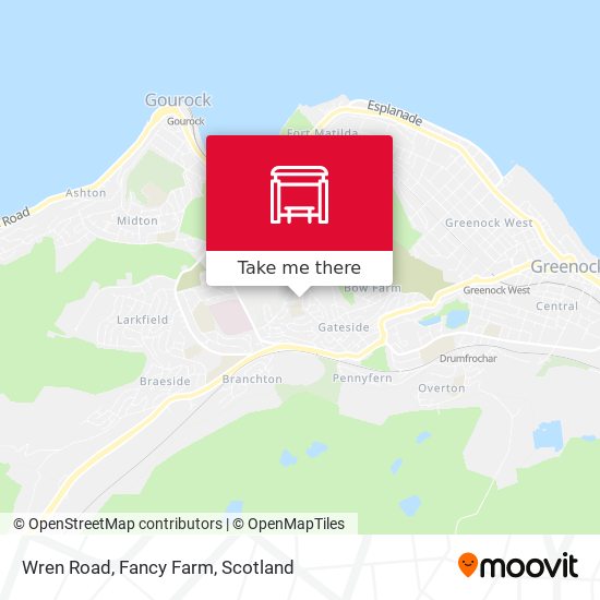 Wren Road, Fancy Farm map