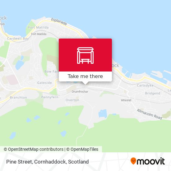 Pine Street, Cornhaddock map