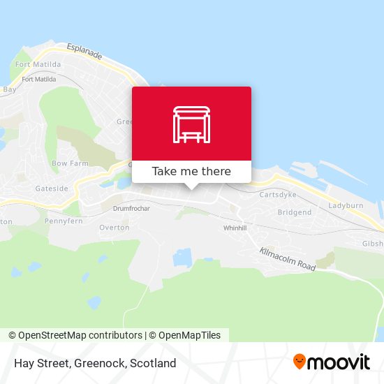 Hay Street, Greenock map