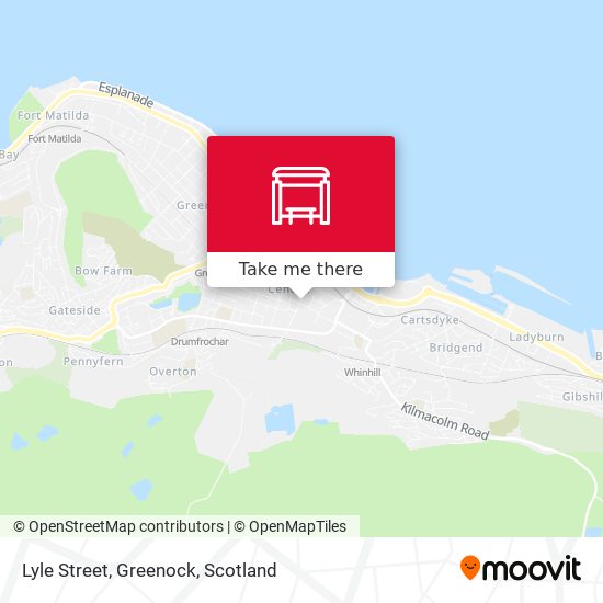 Lyle Street, Greenock map