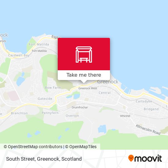 South Street, Greenock map