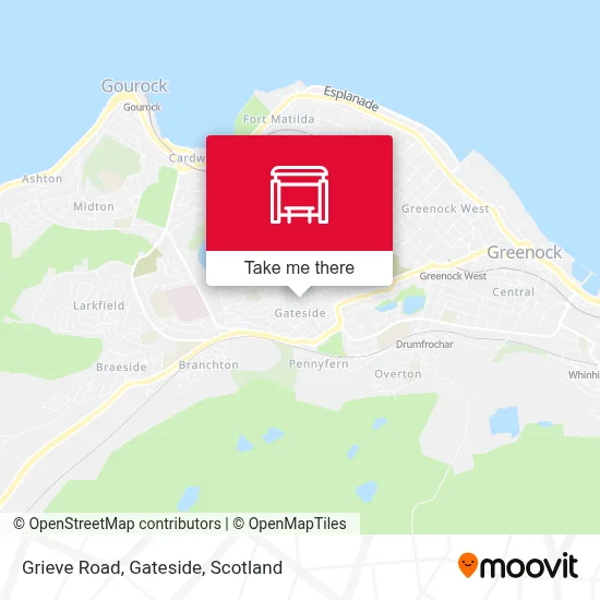 Grieve Road, Gateside map